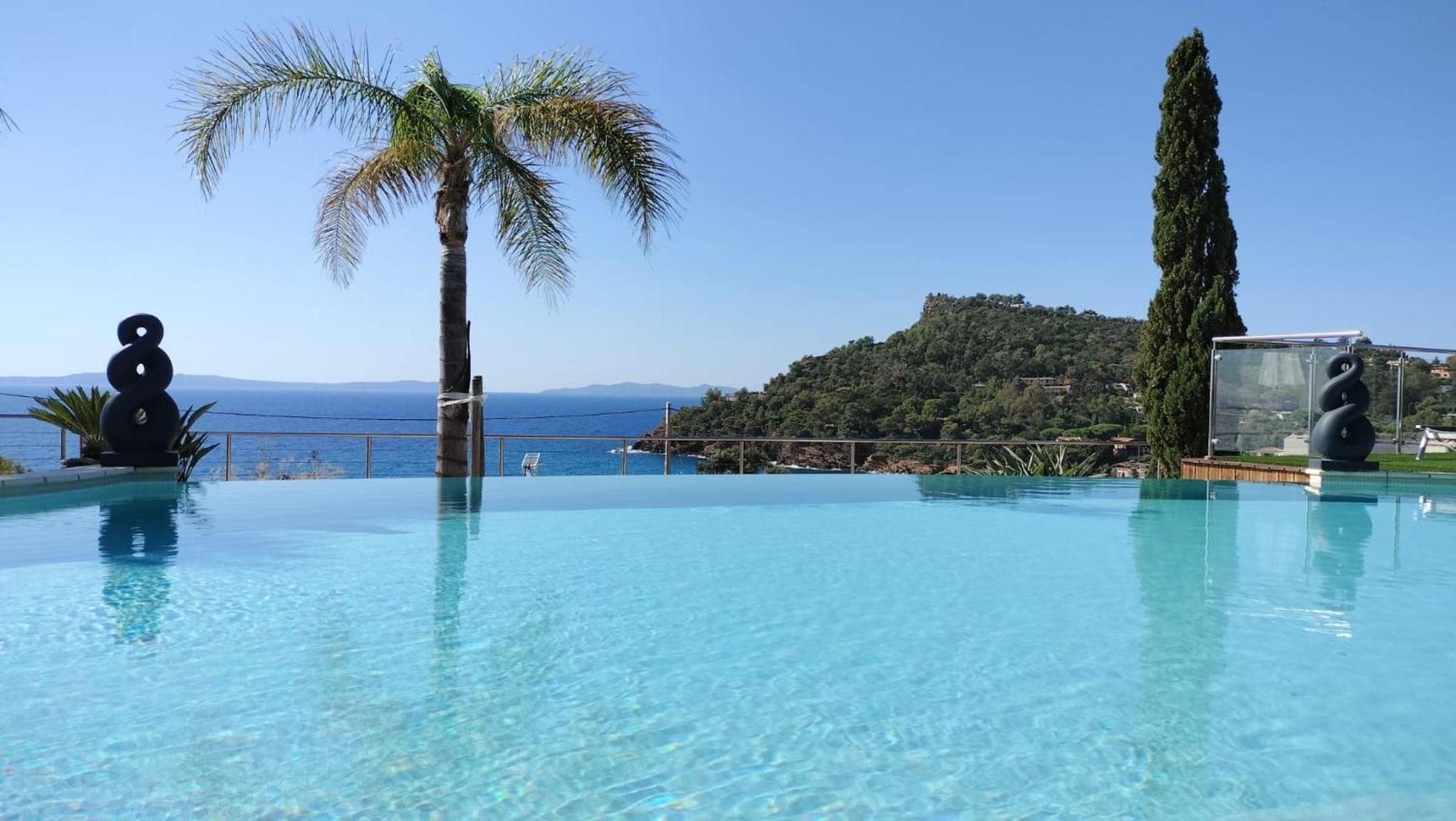 Les Lauriers Roses Aparthotel Le Le Rayol-Canadel-sur-Mer Buitenkant foto