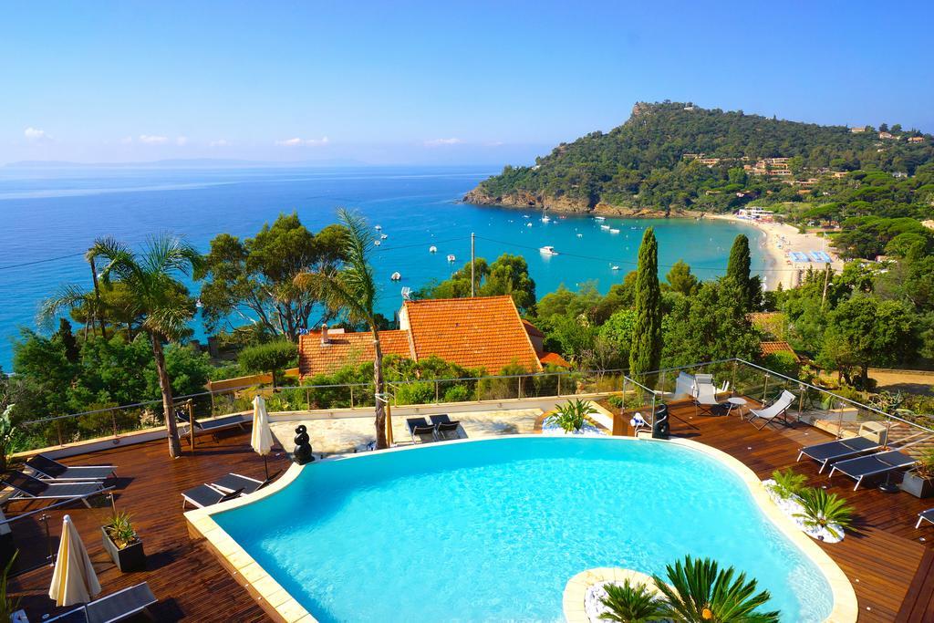 Les Lauriers Roses Aparthotel Le Le Rayol-Canadel-sur-Mer Buitenkant foto