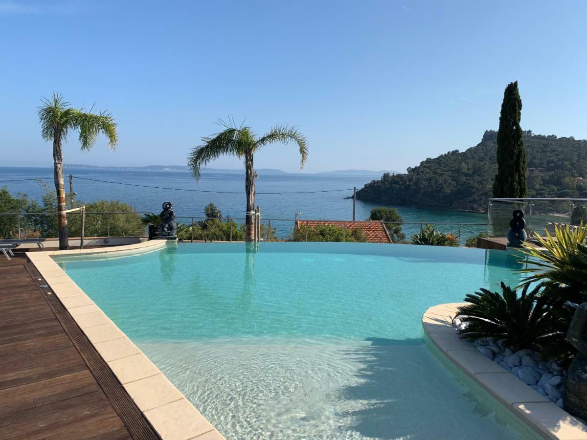 Les Lauriers Roses Aparthotel Le Le Rayol-Canadel-sur-Mer Buitenkant foto